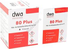 DWA 80 plus Kéz-és felületfertőtlenítő kendő 10 db 120599