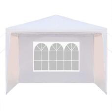 Pavilon tető ponyva oldalfallal 2,9x2,9m fehér HOP1001074