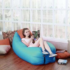 Levegővel tölthető relax ágy kék HOP1000725-5