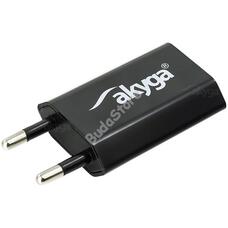 CHG Akyga AK-CH-03 USB-s hálózati töltő - Fekete AK-CH-03