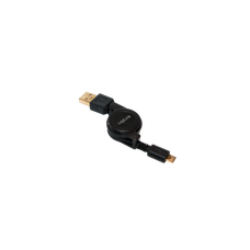 KAB LogiLink CU0090 USB2.0 Micro-B apa / USB-A apa felcsévélhető kábel CU0090