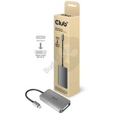 ADA Club3D USB TYPE C TO DVI DUAL LINK SUPPORTS 4K30HZ RESOLUTIONS CAC1510