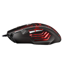 Mouse IMICE A7 USB Gaming egér - Fekete/Piros IMICEA7