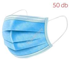Három rétegű eldobható egészségügyi maszk orrmerevítővel 50db IDE3PLY-50