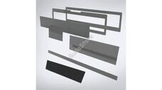 Speciális perspex lap lézeres jelzőkészülék rejtéshez 504mmx47mm PERSX-03H