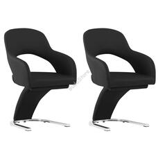 Emma étkezőszék 2db-os fekete HOP1001266-1