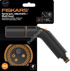 Fiskars Comfort locsolópisztoly, állítható öntözőfej + öntözőfej, multi - 1056494