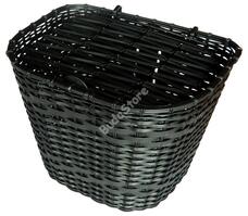 Kerékpár műanyag első kosár fekete 50250 Kerékpár műanyag első kosár fekete 50250