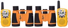 Levenhuk LabZZ WTT10 narancssárga walkie-talkie és kétszemes távcső készlet 79671