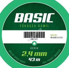 Damil 2.4mm kerek BASIC 43 méter FIN/BASIC/2.4/0.25