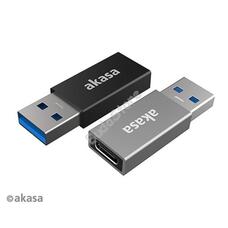 ADA Akasa - USB Type-A Male to USB Type-C Female Adapter - Duo pack - AK-CBUB61-KT02 AKCBUB61KT02
