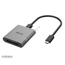 USB Akasa - USB 3.0 - 6 portos kártyaolvasó - AK-CR-11BK - Fekete AKCR11BK