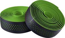 MERIDA Kormánybandázs ME zöld/fekete végdugóval, Microfiber, Shockproof 210cm (2057006340) A2057000047