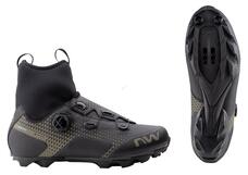 NORTHWAVE Cipő NW MTB CELSIUS XC ARCTIC GTX, 42 téli, fekete/zöld 80204037-02-42