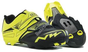 NORTHWAVE SPIKE EVO sárga fluo/fekete cipő 46-os 80152012-41-46