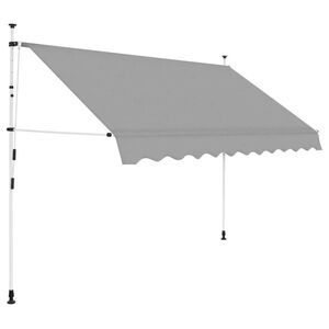 Feltekerhető napellenző szürke 350x120cm HOP1001018-12