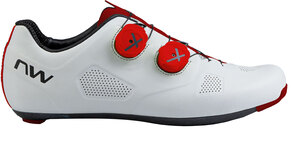 NORTHWAVE Cipő NW ROAD REVOLUTION 44,5 FEHÉR/FLUO PIROS 80251040-54-445
