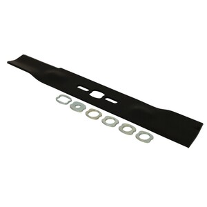 Fűnyíró kés  430 mm, univerzális egyenes, betétgyűrűvel utángyártott MOG920/R