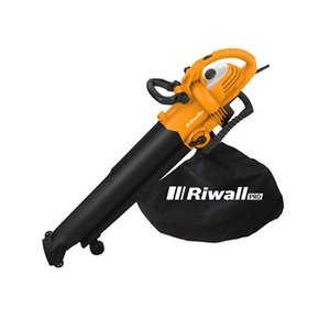 Lombfúvó-szívó elektromos Riwall REBV 3000 3000w, 270km/h, 12:1, +gyűjtő REBV 3000