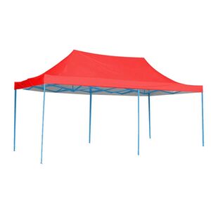 Összecsukható kerti pavilon 2,9x5,7m piros HOP1000737-2