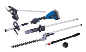 Scheppach BC-MFH400-X - akkus multifunkciós kerti gép 4 az 1-ben 2x20V,IXES 20V - 5904820900