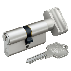 Basi V50K 30/35 Nikkel gombos zárbetét fogazott kulccsal BV50300005
