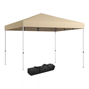 Pavilon hátfallal zsebekkel 3x3x2,8m bézs HOP1001868