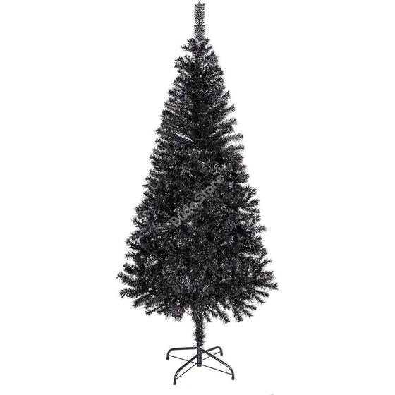 Fekete műfenyő 120cm 230-ág HOP1001581