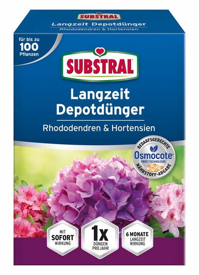 Substral Osmocote trágya rhododendron, hortenzia és erikafélék számára 1,5 kg - 732220