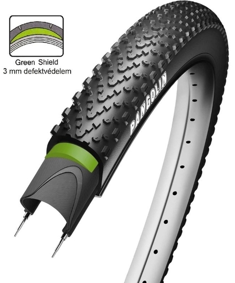 OBOR Pangolin 700x38C Green külső gumi 17976