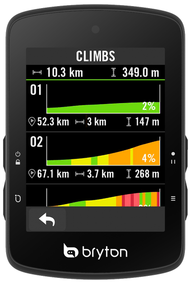 BRYTON Computer Bryton Rider S510 T GPS komputer szett HRM/CAD/SPD BRRIDERS510T
