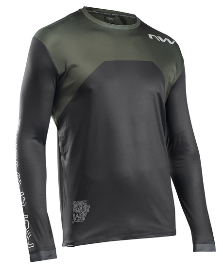 NORTHWAVE Mez NW SHARP hosszú L fekete/zöld 89231068-02-L