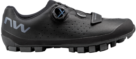 NORTHWAVE Cipő NW MTB HAMMER PLUS WIDE 50 FEKETE/SÖTÉTSZÜRKE 80242028-19-50