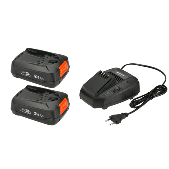 Gardena Akkumulátor készlet P4A 2x18V/45 + AL1830CV 14907-20