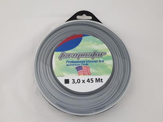 Damil 3.0mm szögletes   45 méter alu bliszteres olasz FIN/T/3.0/0.5/SZ/A/B