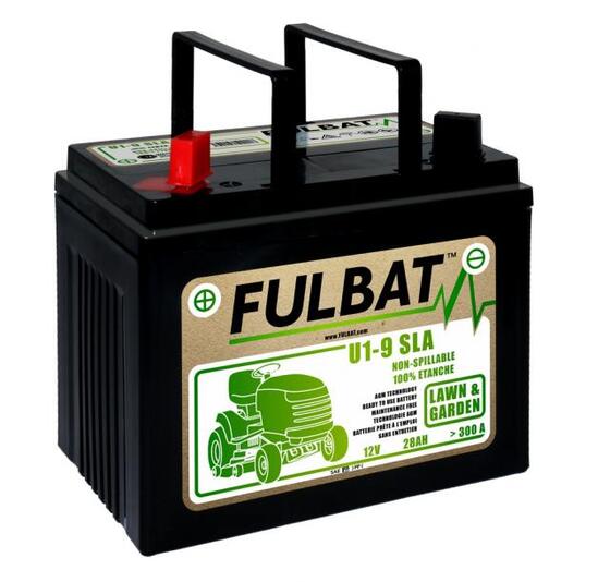 Akkumulátor Fulbat  zárt ólomsavas, u1-9 sla, agm, 12v, 28 ah, fogantyúval, +- polaritás 550901-FU