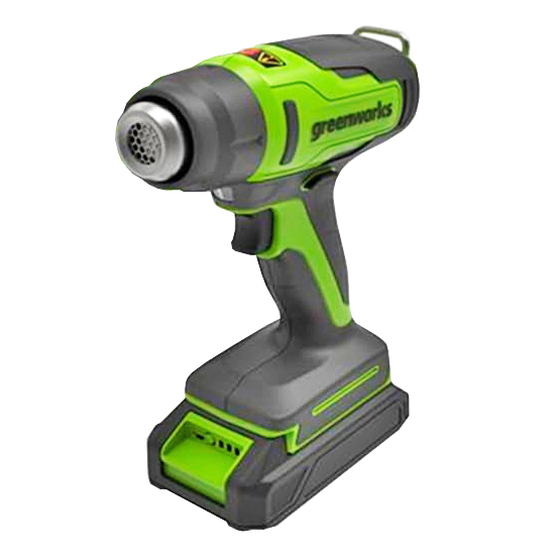 Hőlégfúvó akkumulátoros Greenworks G24HG 24v, 580°c,  akku és töltő nélkül 3400207-GW