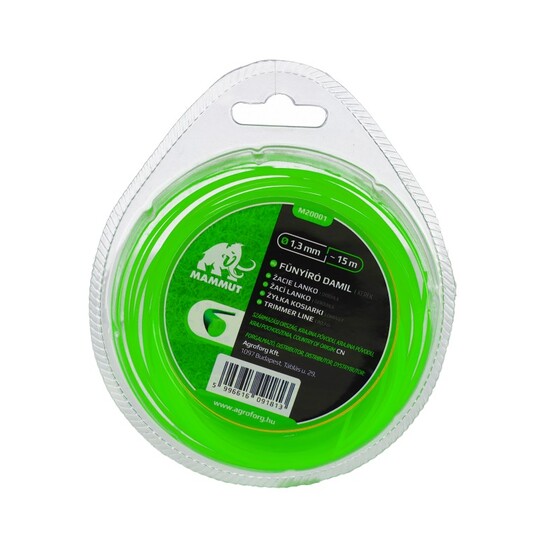 Damil 1.3mm kerek 15 méter MAMMUT bliszteres M20001