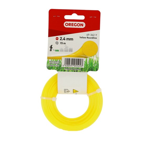 Damil 2.4mm kerek Oregon  15m sárga akasztóval 69-362-Y
