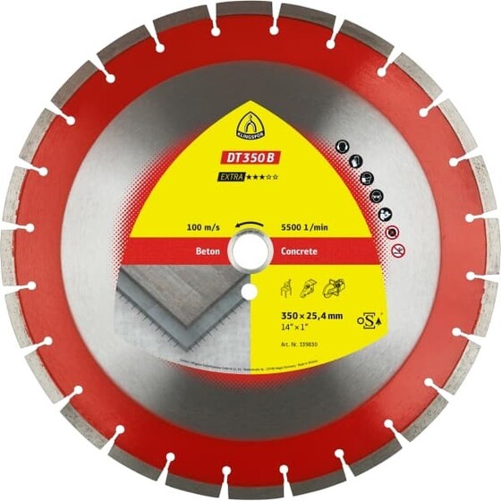 Klingspor DT 350 B gyémántvágó 400x3,6x25,4mm 28 szegmes - 351133