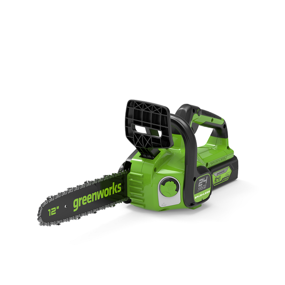 Láncfűrész készlet akkumulátoros Greenworks GD24CS30K4 24 v, akkumulátorral és töltővel 2007007UB-GW