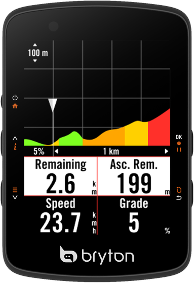 BRYTON Computer Bryton Rider 550 D GPS komputer szett BRRIDER550D