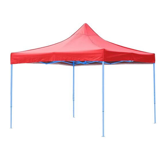 Összecsukható kerti pavilon 2,9x2,9m piros HOP1000712-2