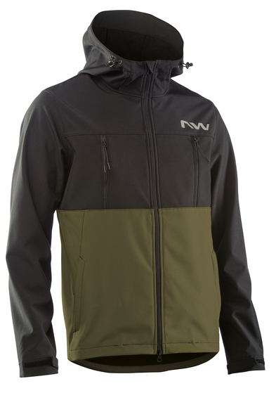 NORTHWAVE Dzseki NW EASY OUT SOFTSHELL XL zöld/fekete 89221083-61-XL
