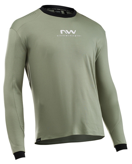 NORTHWAVE Mez NW SHARP hosszú XL zöld/fehér 89241115-134-XL