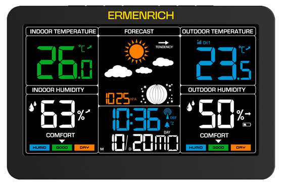 Ermenrich Report WR60 időjárás-állomás 86037