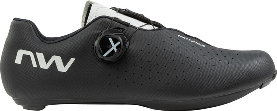 NORTHWAVE Cipő NW ROAD SONIC PLUS WIDE 41 FEKETE/VILÁGOSSZÜRKE 80261068-120-41