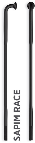 SAPIM Küllő SA Race Inox 14G 293mm J-Bend fekete + Polyax réz 14G 12mm fekete SARA14293Z