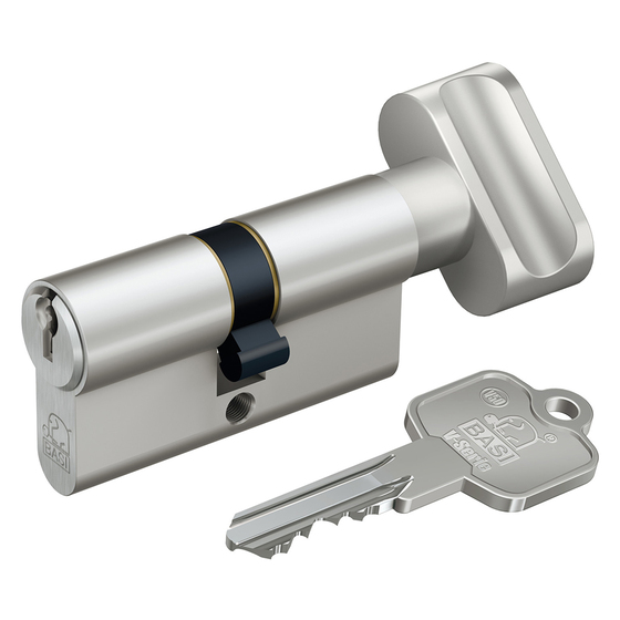 Basi V50K 30/35 Nikkel gombos zárbetét fogazott kulccsal BV50300005