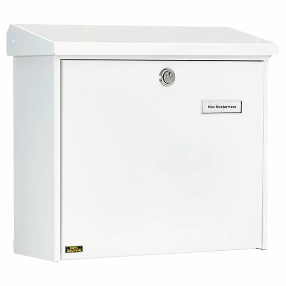 BURG WACHTER Comfort 913 nagyméretű kerítésen kívüli postaláda fehér